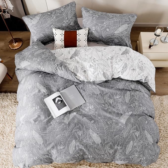 OAITE Duvet Cover Set, 100% Cotton Comforter Cover - Image 3
