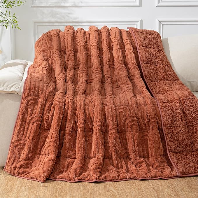Cottonblue Jacquard Weighted Blanket by Cottonblue