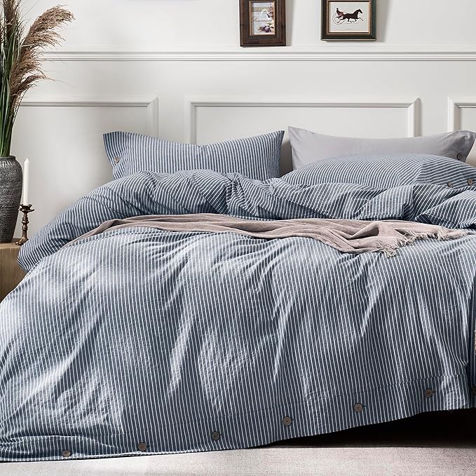 JELLYMONI Cotton Duvet Cover Cal King Size by JELLYMONI
