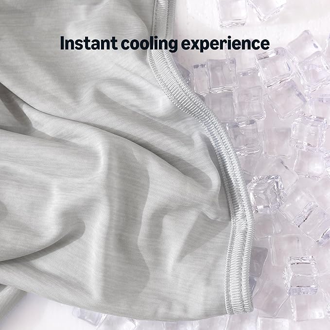 Amazon Basics Cooling Blanket for Hot Sleepers, Reversible Lightweight Thin - Image 3