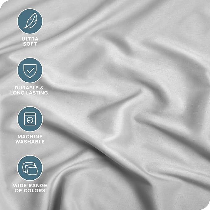 Bare Home 2-Pack Fitted Bottom Sheets Short Queen - Image 2