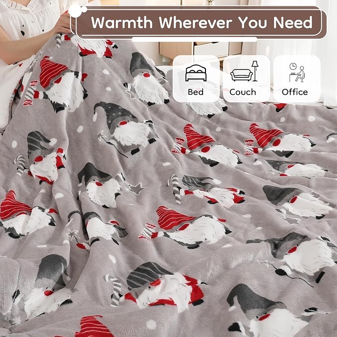 LaffyLo Electric Heated Blanket Queen Size 84 x 90, Dual Control, Fast Heating - Image 2