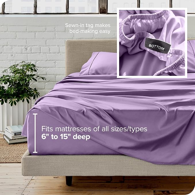 Bare Home Full XL Sheet Set - Image 5