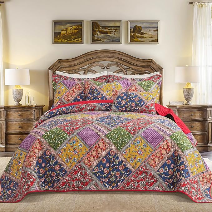 BEDIFANY Cotton King Quilt Set by BEDIFANY