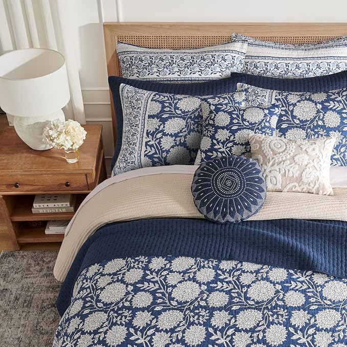 Levtex Home Adare Denim Reversible Twin/Twin XL Quilt Set - Image 5