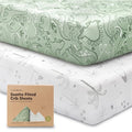 KeaBabies 2-Pack Organic Crib Sheets by KeaBabies