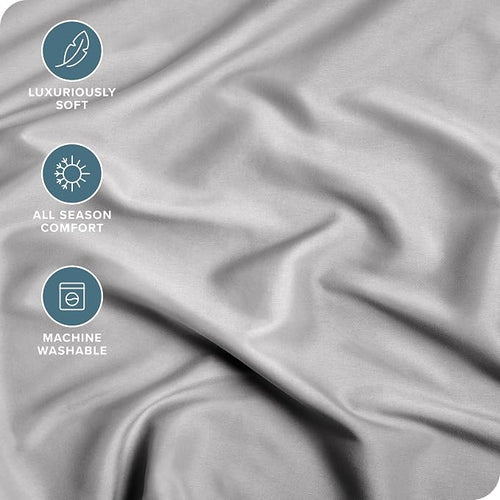 Bare Home Fitted Bottom Sheet Twin Size - Image 2