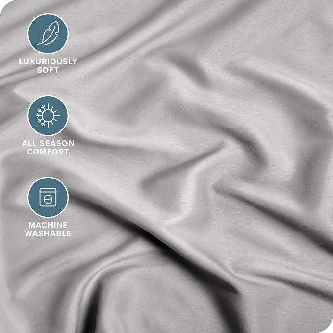 Bare Home Fitted Bottom Sheet California King Size - Image 2
