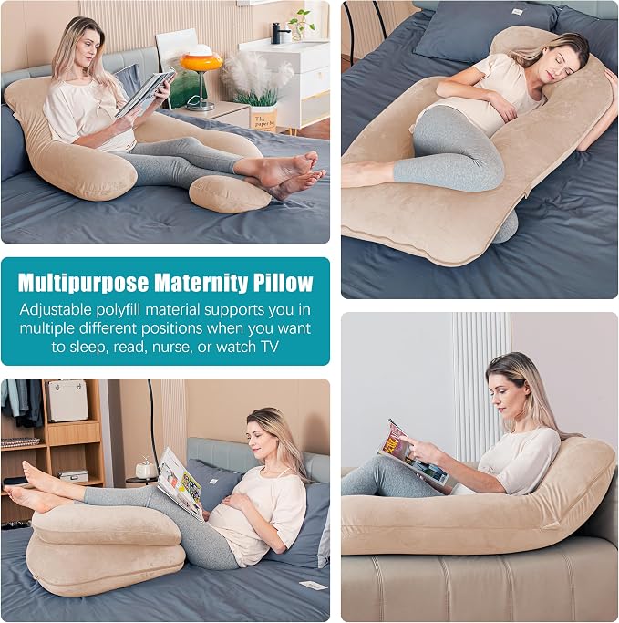 Cute Castle Pregnancy Pillows, Soft U-Shape Maternity Pillow - Image 7