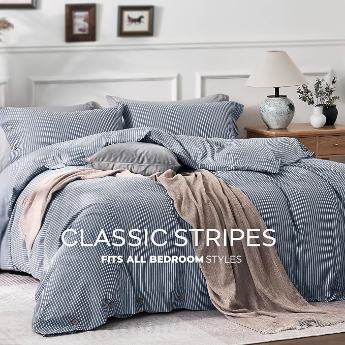 JELLYMONI Cotton Duvet Cover Cal King Size - Image 7