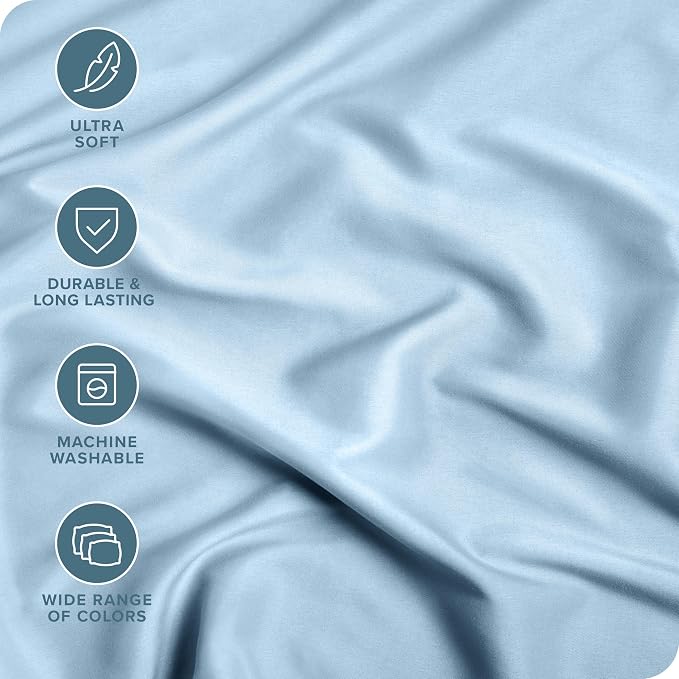 Bare Home 2-Pack Fitted Bottom Sheets King - Image 2