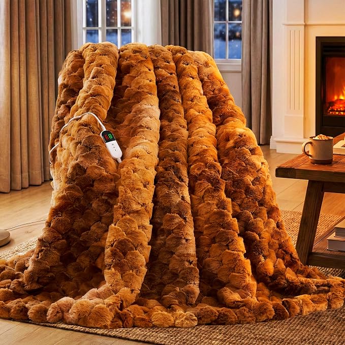 Homemate Heated Blanket Electric Throw by Homemate