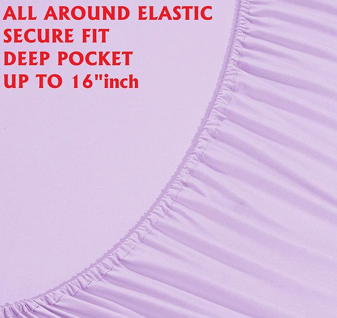 Elegant Comfort Luxury Soft Bed Sheets 1500 Premium Hotel Quality Microfiber - Image 4
