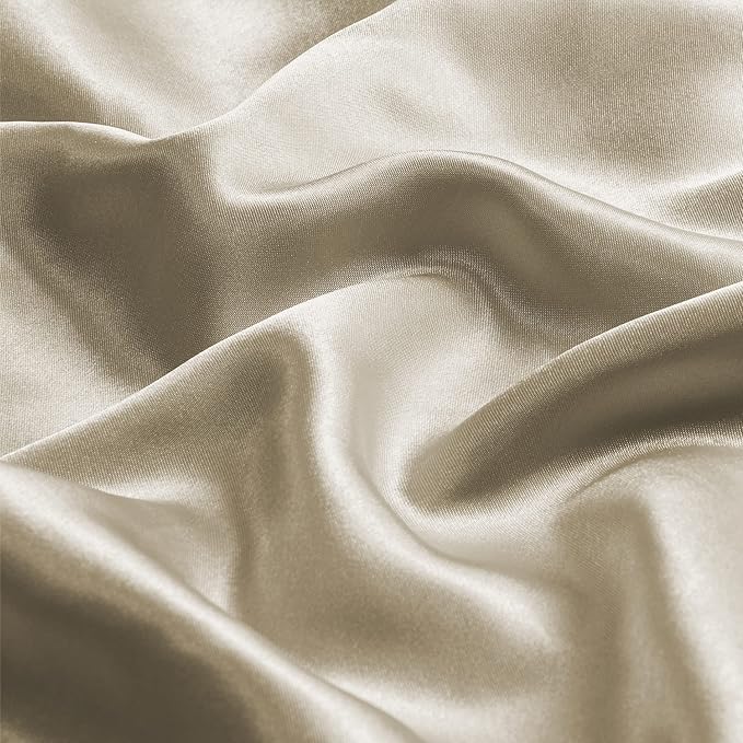BEDELITE Satin Body Pillow Cover 2 Pack, Super Soft and Cooling Body Pillow - Image 4