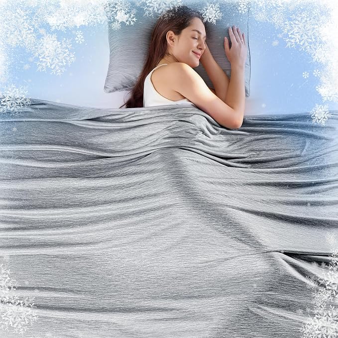 KMUSET Cooling Blanket, Double Sided Summer Cooling Blankets by COZYBLANKETHappyHomeLife