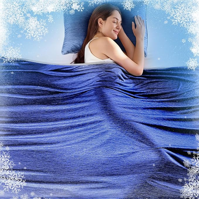 KMUSET Cooling Blanket Twin, Double Sided Summer Cooling Blankets by COZYBLANKETHappyHomeLife