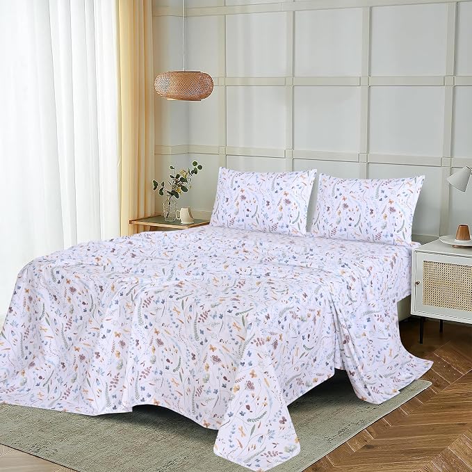 RUVANTI 100% Cotton Sheets – King Size Percale Bedding, Cooling & Breathable - Image 9