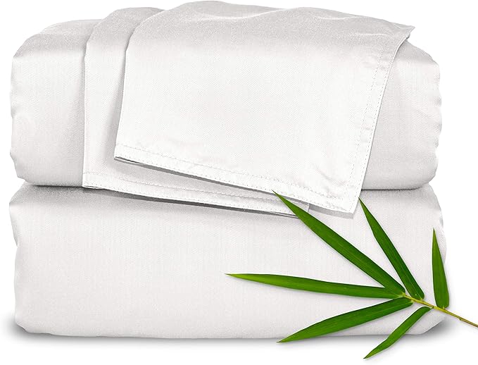 Pure Bamboo Twin Sheets, Genuine 100% Organic Viscose Derived from Bamboo Bed by PureBamboo