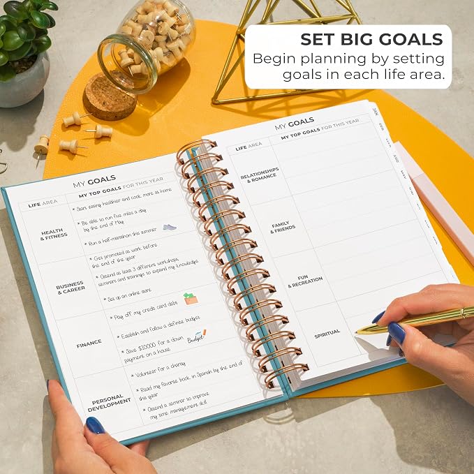 Clever Fox Dated Planner with Tabs 2026 – Weekly & Monthly Spiral Planner with - Image 5