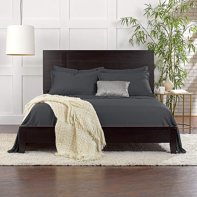 Pure Bamboo Twin Sheets, Genuine 100% Organic Viscose Derived from Bamboo Bed - Image 7