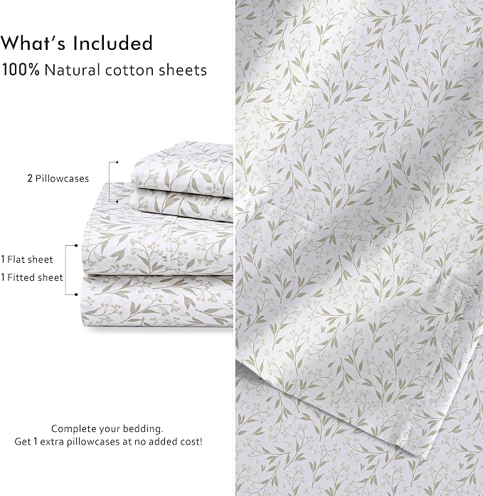 RUVANTI 4 Pcs Cotton Sheets - Image 4