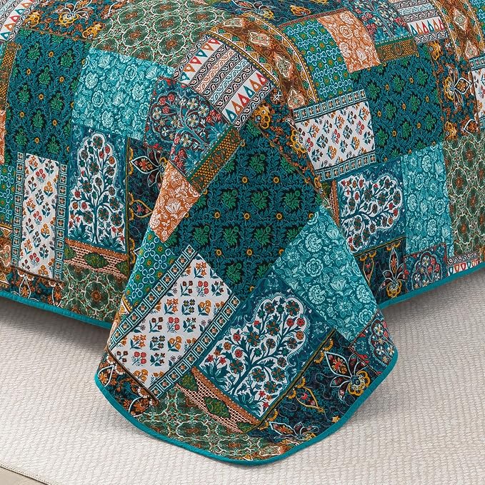 BEDIFANY Cotton King Size Quilt Set, Lightweight Bedspread King Coverlet - Image 3