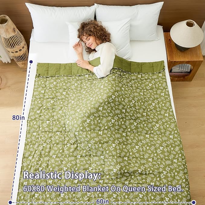 yescool Weighted Blanket for Adults Cooling Heavy Blanket for Sleeping Perfect - Image 2
