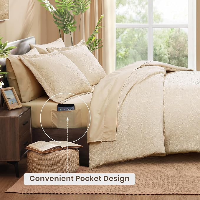 Monbix Queen Comforter Set - Image 4