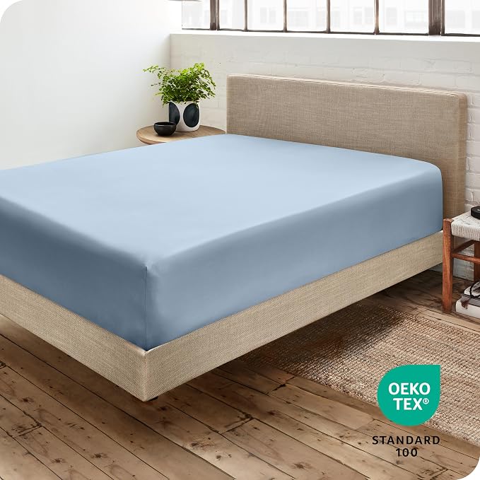 Bare Home Fitted Bottom Sheet Queen Size - Image 4