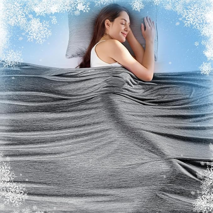 KMUSET Cooling Blanket King Size, Double Sided Summer Cooling Blankets by COZYBLANKETHappyHomeLife