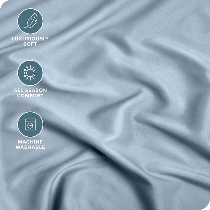 Bare Home Fitted Bottom Sheet Queen Size - Image 2