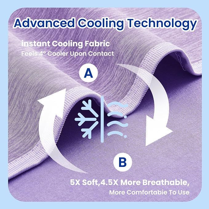 TOPCEE Cooling Blanketfor Night Sweats Absorbs Heat to Keep Adults, Children - Image 5