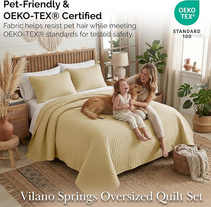 Southshore Fine Living, Inc. King Quilt Bedding Set, Lightweight Quilt - Image 6