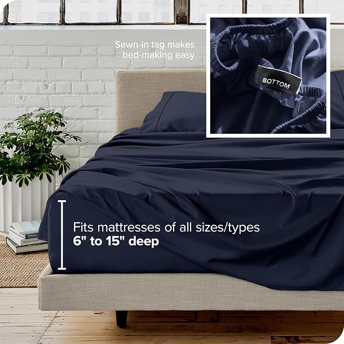 Bare Home Split King Sheet Set - Image 6