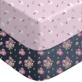 Yoofoss Pack and Play Sheets Fitted, Mini Crib Sheets 2-Pack by YOOFOSS