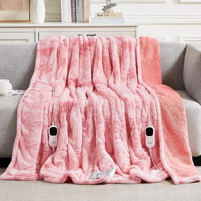 Homemate Electric Heated Blanket Queen Size by Homemate