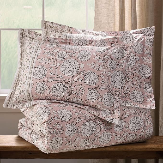 Levtex Home Adare Blush Reversible Full/Queen Comforter Set - Image 3