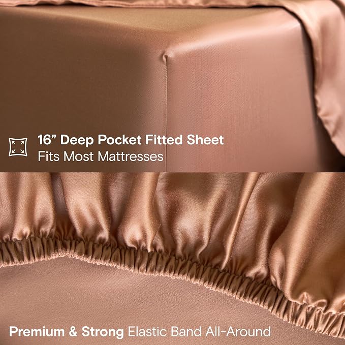 DOZ Sheet Set, 100% Viscose derived from Bamboo, Organically Grown, Buttery Soft - Image 5