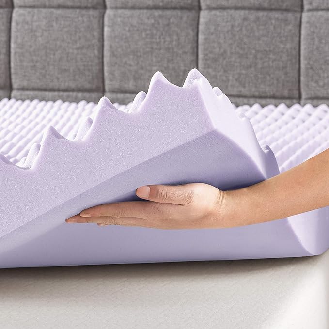 Best Price Mattress 3 Inch Egg Crate Memory Foam Mattress Topper - Image 5