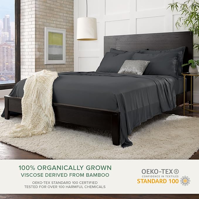 Full Sheets by Pure Bamboo, Genuine 100% Organic Viscose Derived from Bamboo - Image 2
