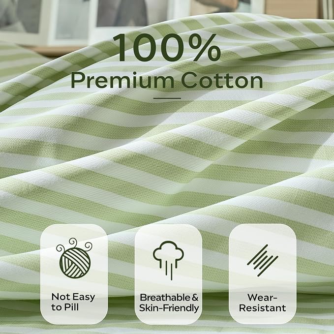 JELLYMONI Striped Duvet Cover Set - Image 3