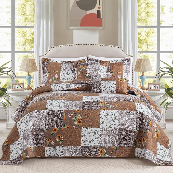 BEDIFANY Cotton Filling King Quilt Set by BEDIFANY