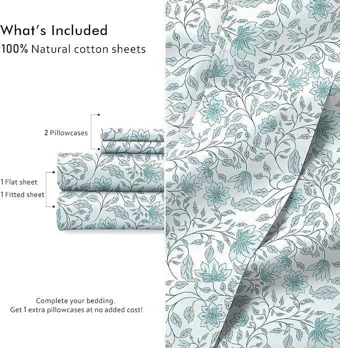 RUVANTI 4 Pcs Cotton Sheets - Image 4