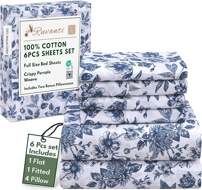 RUVANTI 6 Pcs Cotton Sheets - Image 8