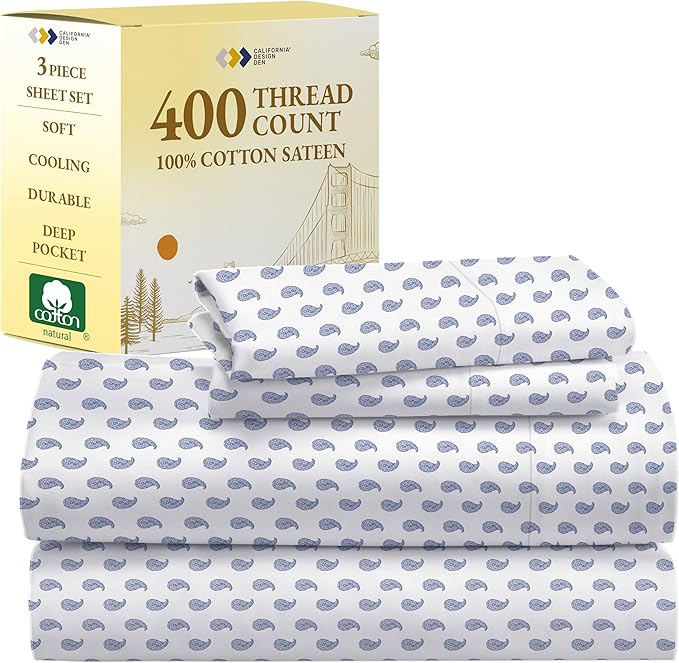 California Design Den Deep Pocket Twin Sheets Set by CaliforniaDesignDen