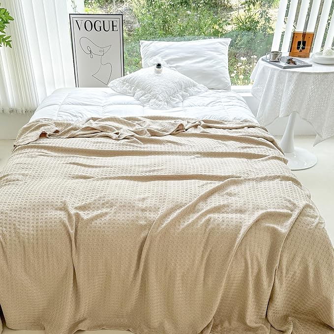 AmyHomie Cooling Blanket Queen Size, 100% Rayon Derived from Bamboo, - Image 5