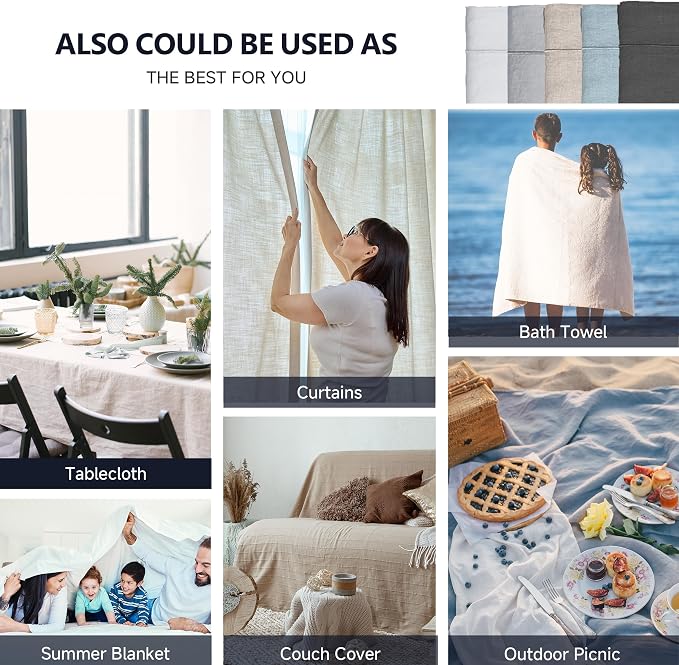 Simple&Opulence French Linen Flat Sheet - Image 4