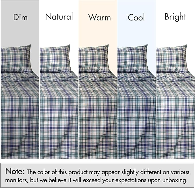 RUVANTI 100% Cotton Sheets – California King Percale Bedding, Cooling & - Image 7