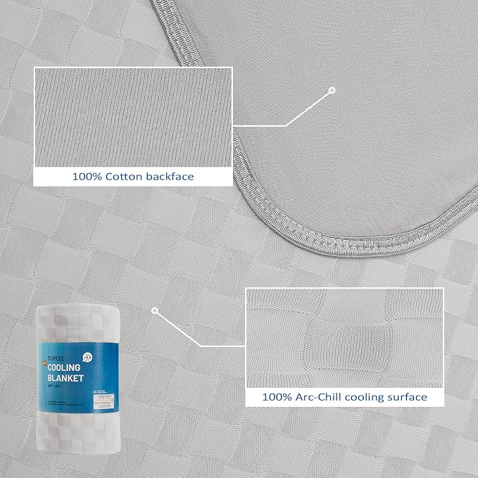 Topcee Cooling Blanket, Summer Cooling Blankets - Image 5