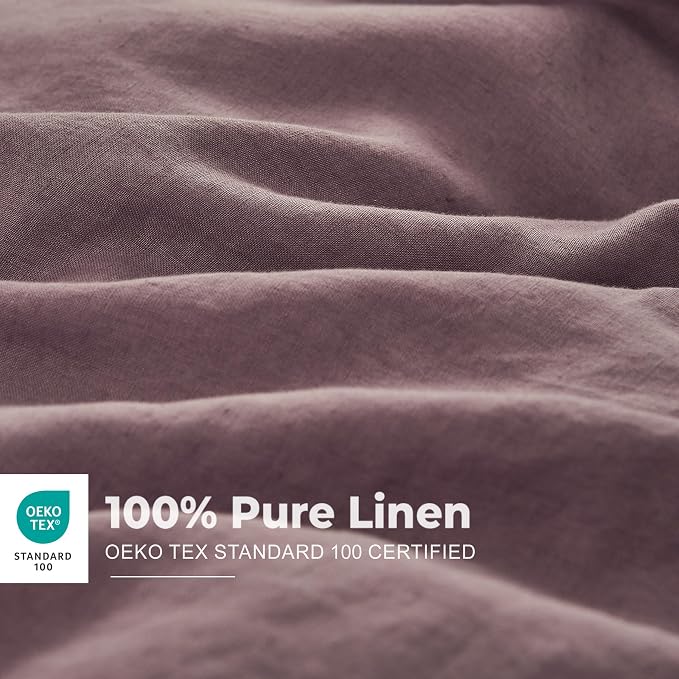Simple&Opulence 100% Washed Linen Duvet Cover - Image 2